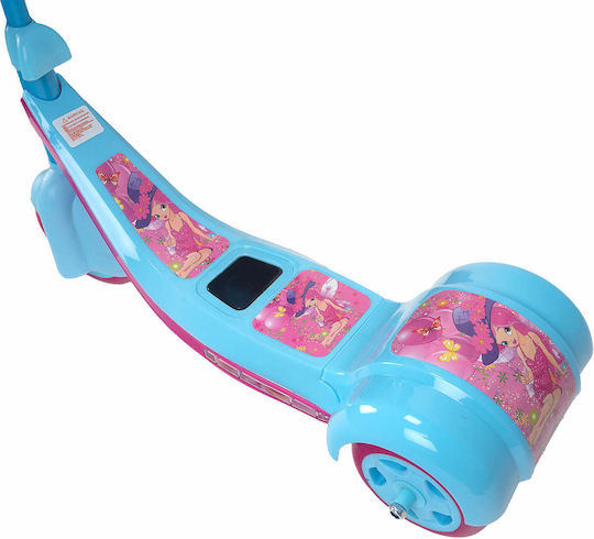 Action One Kids 3-wheel Scooter Pixy Lights Music Pink