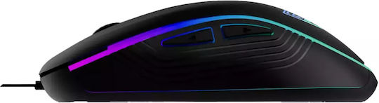 Gamdias Aura GS3 RGB Геймърска Мишка 3600 DPI Черен