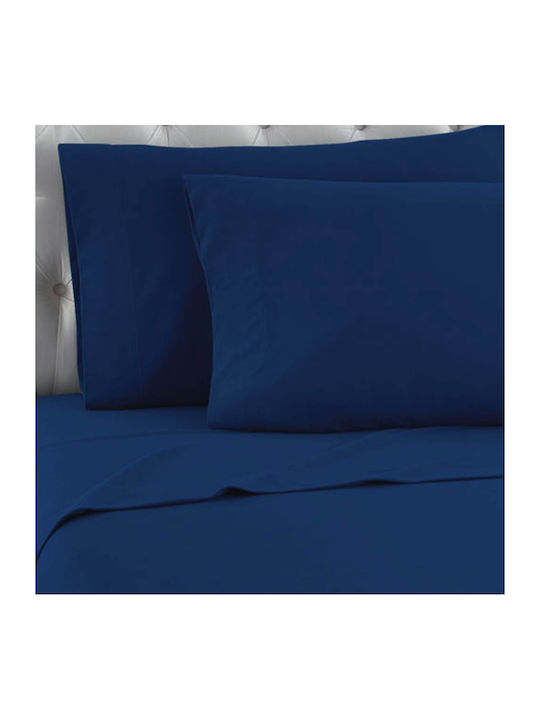TnS Sheet Sets Queen 240x270cm. Dark Blue 4pcs