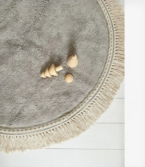 Tapis Petit Lily Детско килимче Сив Кръгло с диаметър 110см