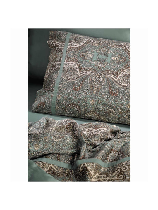 Down Town Home Sheet Sets King Size 305x310cm. 833 Petrol Blue 4pcs