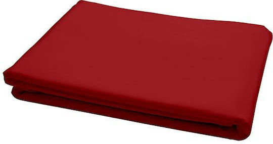 Sunshine Cotton Feelings 151 Σετ Σεντόνια Υπέρδιπλα με Λάστιχο 170x205+30εκ. 113 Red (4τμχ)