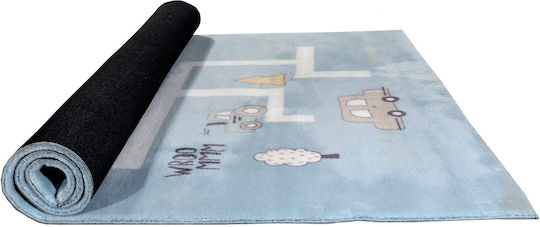 Tzikas Carpets 342-30 Παιδικό Χαλί Γαλάζιο 140x200cm