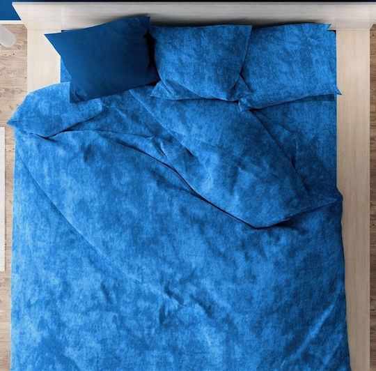 Dimcol Premium Shadow Σεντόνι Μονό 160x240εκ. 631 Electric Blue