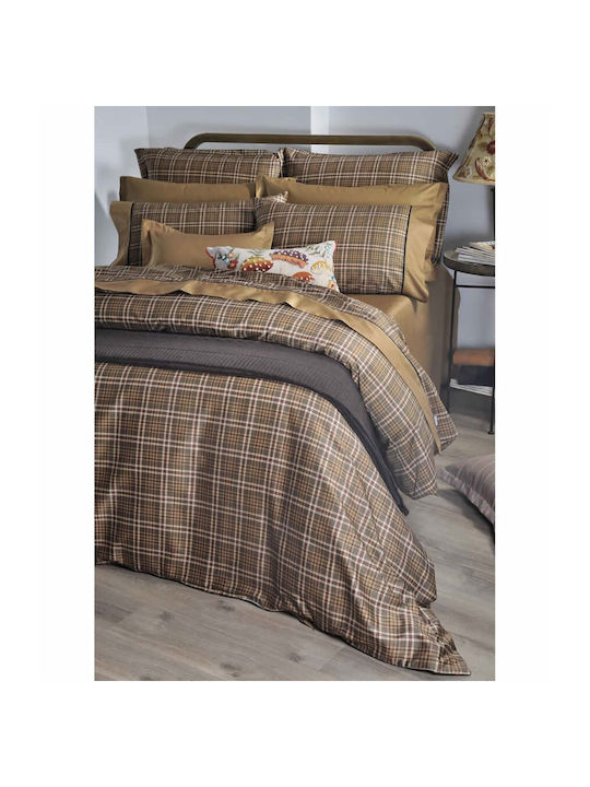 Down Town Home 255 Gold Σετ Σεντόνια Μονά 175x255εκ. Gold (3τμχ)