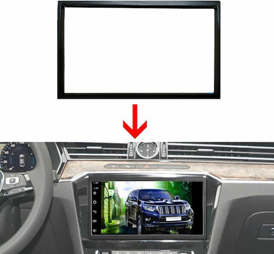 DIN Fascia Panels 1 Din Universal Car Stereo Frame for 2Din Car Screens 178 x 102mm Universal