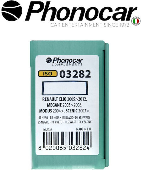 Phonocar Πρόσοψη 1 Din για Renault Clio / Megane / Scenic