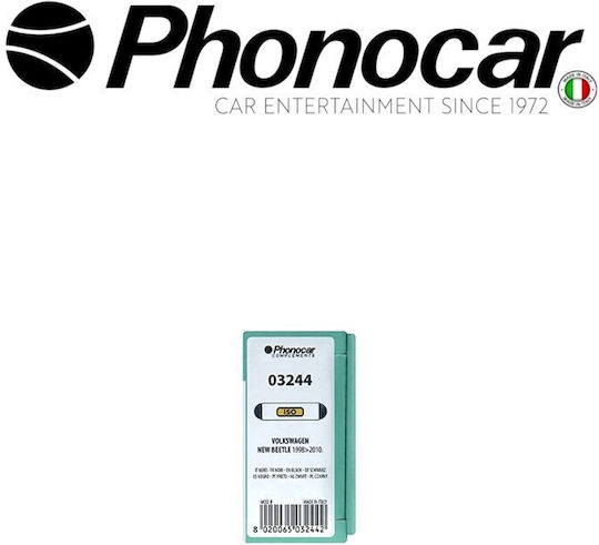Phonocar DIN Fascia Panels 1 Din for Volkswagen Beetle (New) 1998-2010
