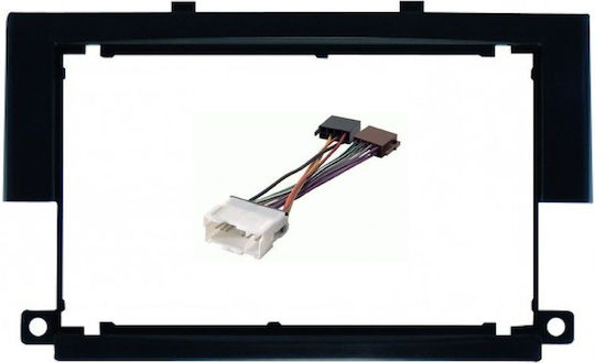 Phonocar DIN Fascia Panels 2 Din for Mitsubishi Colt 2007-2008 Black for Mitsubishi Colt 2007-2008