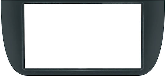 Phonocar DIN Fascia Panels 2 Din Black Glossy for Fiat Punto 2012+