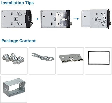 Κιτ Εγκατάστασης 1 Din Iron Universal