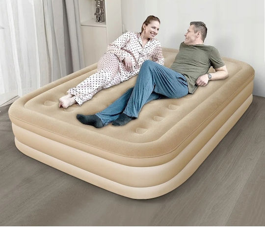 Double Automatic Camping Mattress 2-Person Comfortable Camping Bed