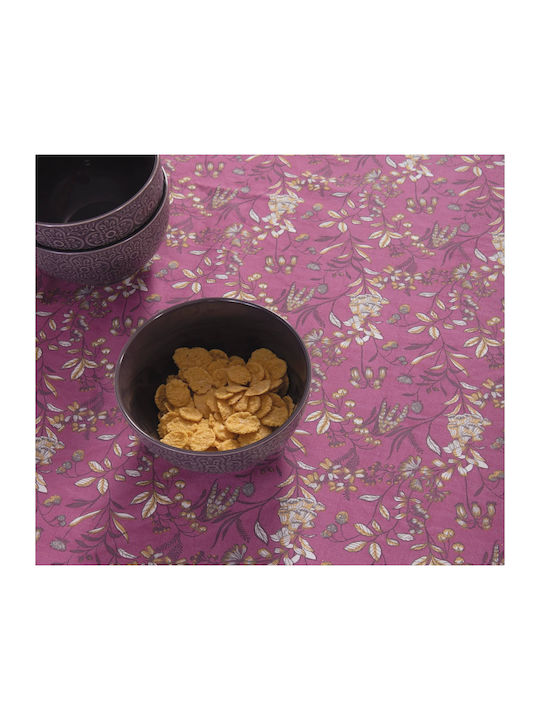 Nef-Nef Homeware Tischtuch Fleckabweisend Odete Mauve 140x240cm