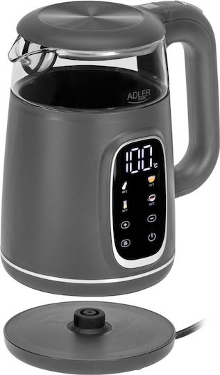 Adler Fierbător 1.7lt 1850W Gri