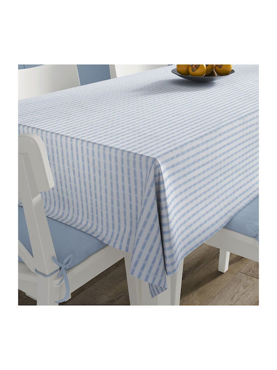 Dimcol Față de masă Din Bumbac Blue 140 White-sky Blue 140x140cm