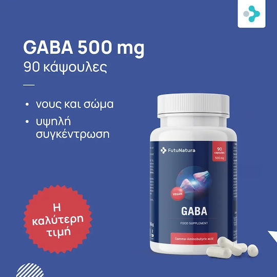 FutuNatura Gaba 500mg 60 Capsules