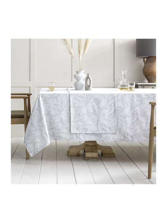 Nima Tablecloth Florelia Gray 160x310cm