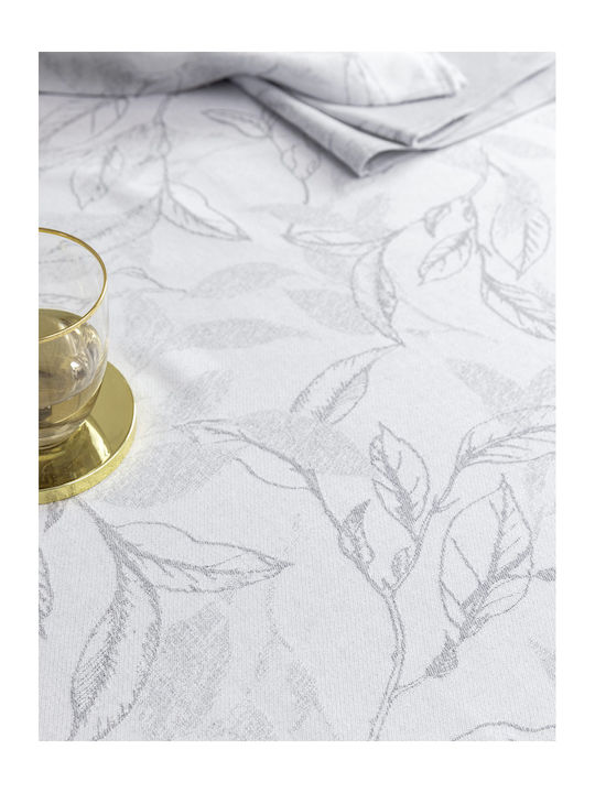 Nima Tablecloth Florelia Gray 160x310cm
