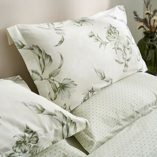 Vesta Home Set Cearșafuri King Size 280x270cm. Victoria 2 Mentă 4buc