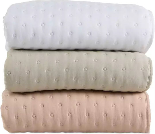Das Home 9633 Coverlet Queen Size Microfiber Nude 220x240cm