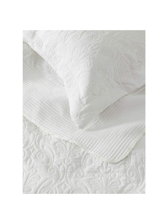 Nima Harmony Σετ Κουβερλί Υπέρδιπλο Microfiber Off White Εκρού 240x260cm