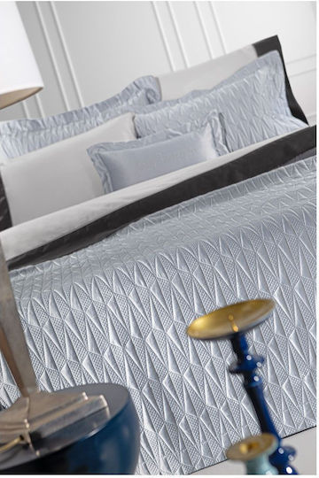 Guy Laroche Ruby Module Cuvertură Extra-dublu Microsatină Ruby - Silver 240x250cm 3buc