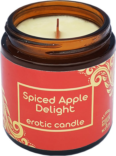 Aurora Aromatisches Soja-Kerze im Gefäß mit Apfel-Parfüm 100g