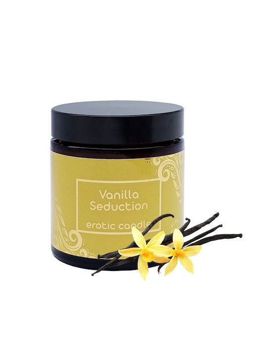 Aurora Lumânare Aromatică Din Soia În Borcan Cu Miros Seducție De Vanilie 100gr
