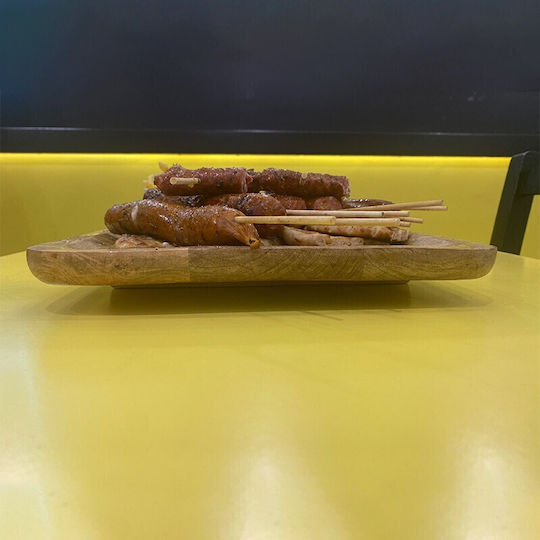 Nakaro Wooden Serving Platter Natural Bases 45x30cm