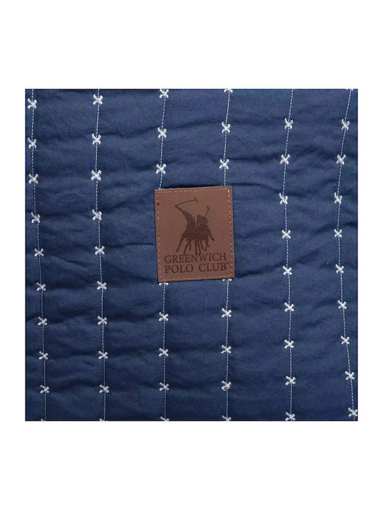 Greenwich Polo Club 3492 Tagesdecke Übergröße Mikrofaser Blue 230x250cm