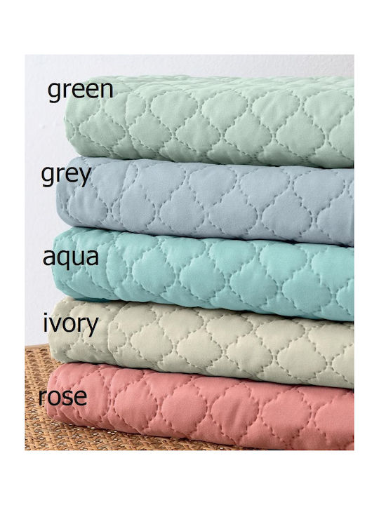 Palamaiki Jenn/2 Σετ Κουβερλί King Size Microfiber Green 260x240cm