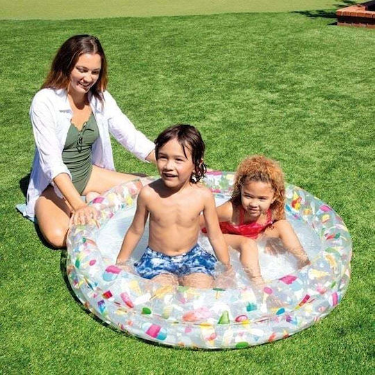 Round Piscină Gonflabilă Albă