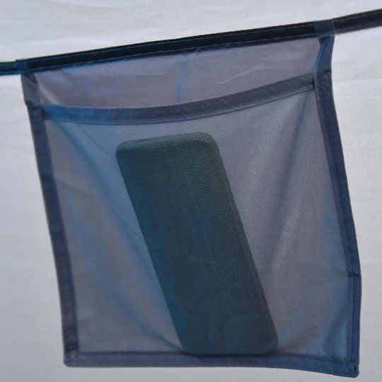 Cort de Camping Pop Up Albastru pentru 2 Persoane 286x209x122 cm