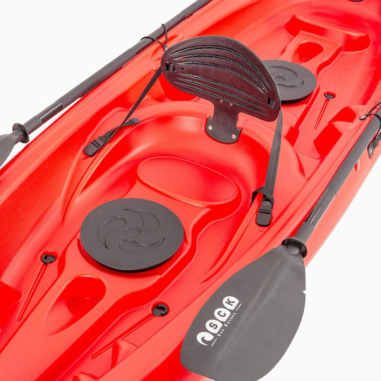 SCK 0201-35940 Kayak din plastic Geantă de plajă 2 persoane Roșu