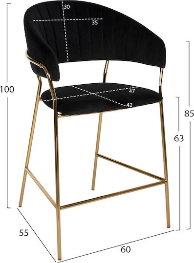 Σκαμπό Μπαρ Theodore 60x55x100εκ. Σκαμπό Μπαρ Theodore 60x55x100εκ.