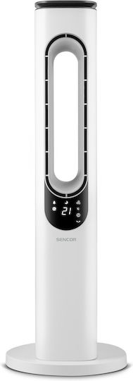 Sencor Ανεμιστήρας Χωρίς Πτερύγια 56W με Τηλεχειριστήριο Λευκός