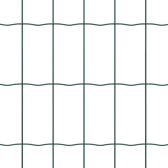 vidaXL Plasă de sârmă Galvanizat Verde 1.2x10m