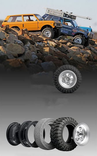 Τύπου Land Rover Range Rover Τηλεκατευθυνόμενο Αυτοκίνητο 4WD Πράσινο