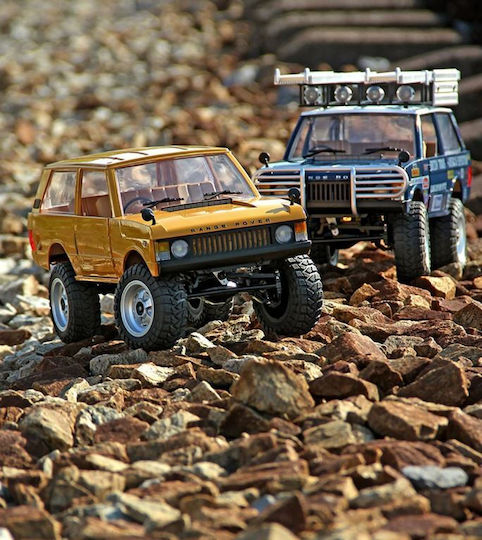 Τύπου Land Rover Range Rover Τηλεκατευθυνόμενο Αυτοκίνητο 4WD Πράσινο