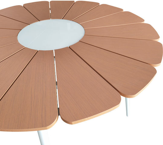 Tisch Stabil Pinap Natural Shade 110x110x74cm