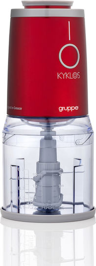 Gruppe Kyklos PDH402 PL Mini Chopper Multi 400W With 500ml Container Red