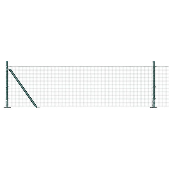 vidaXL Posts Garden Fencing Material 1pcs Green
