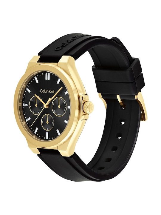 Calvin Klein Vibrancy Ceas de Damă cu Negru Brățară Metalică