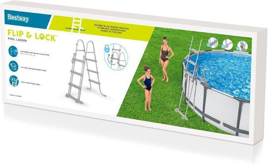 Bestway Flip & Lock Pool Ladder with Length 42cm