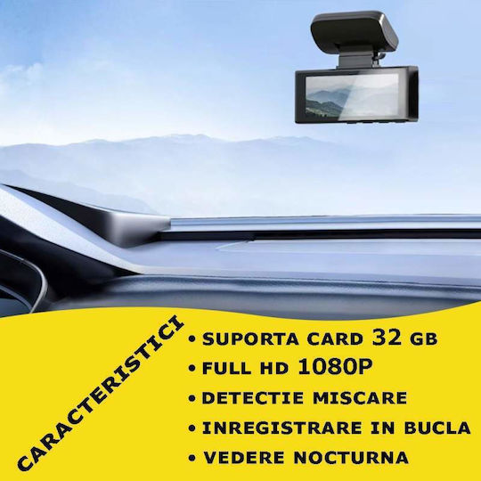 1080P Car DVR Set with Rear Camera, 3.16" Display
