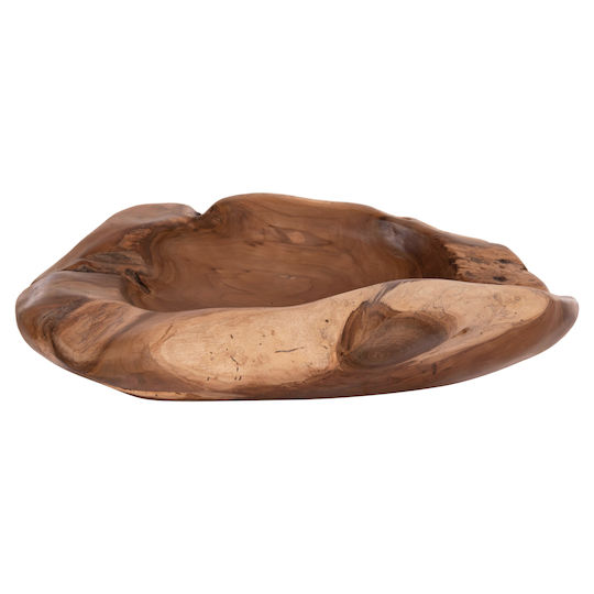 HomeMarkt Noki Decorative Bowl Yellow 60x46x15cm