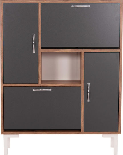 Holz Schuhschrank Medy 85x30x108.5cm