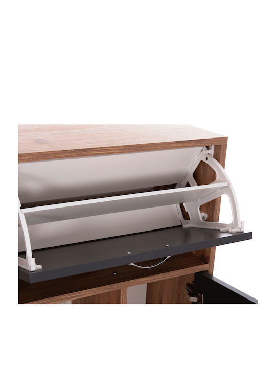Medy Wooden Shoe Organizer Beige 85x30x108.5cm