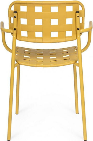 Scaun de exterior Metalic Clover Aukra 4buc 52x54x80cm