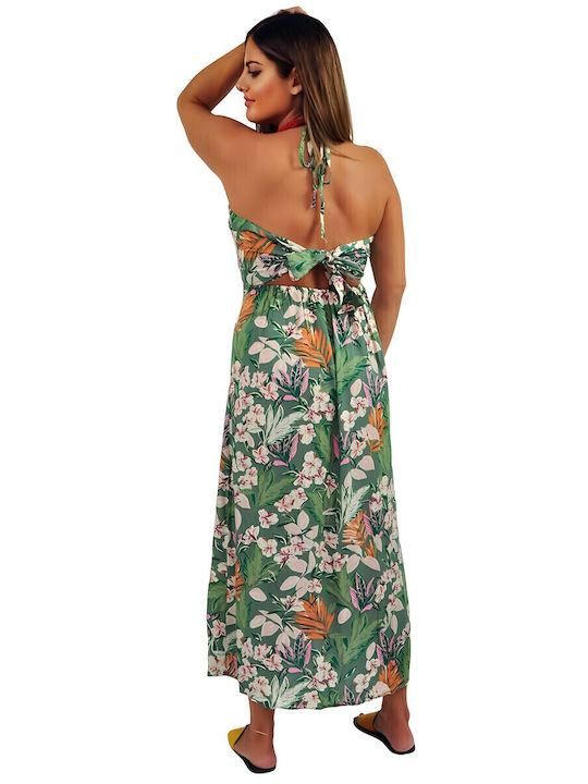 Summer Midi Dress Green